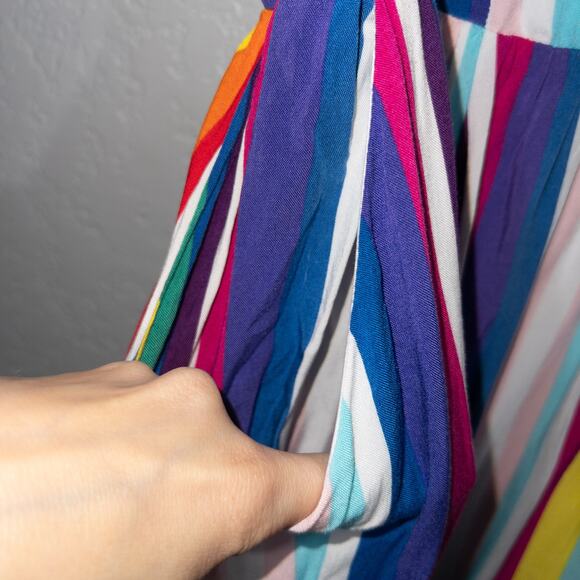 Torrid Rainbow Always Proud Sweetheart Neckline Dress Size 00 - Picture 4 of 11